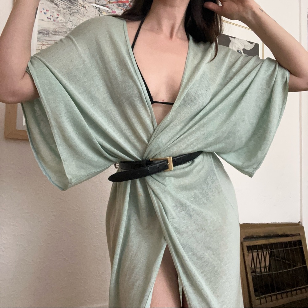 **SOLD** Vintage Kenzo Liquid Silk Kaftan